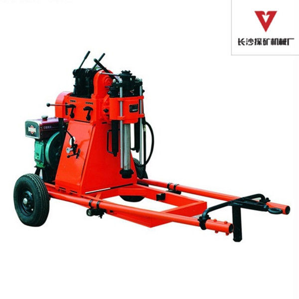 150m  Soil Boring Geotechnical Drill Rig With Mud Pump Incorporated For Soil Testing Multiple Function