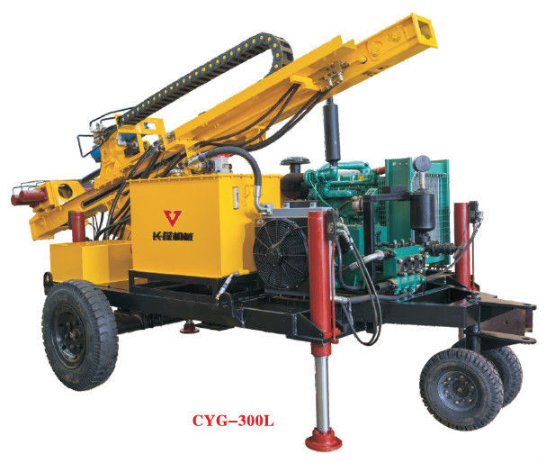 Gold mining equipment   full Pneumatic crawler drilling rig Hydraulic Rotary geotechical drilling rigs for sale