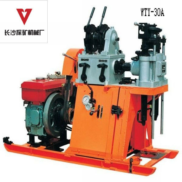 Twin Cylinder Borehole Drilling Equipment 30m For Geotechnical Survey Drilling