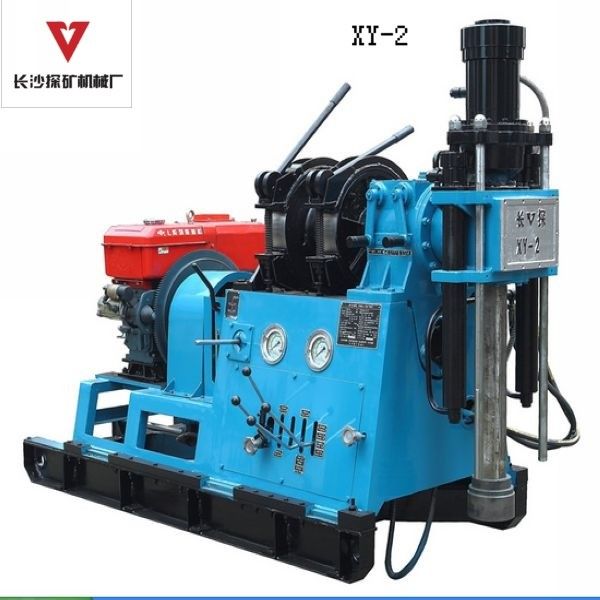 200m - 250m Prospecting Water Well Drilling Machine Oil Hydraulic Feed System